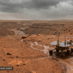 Qué pasaría si lloviera en Marte