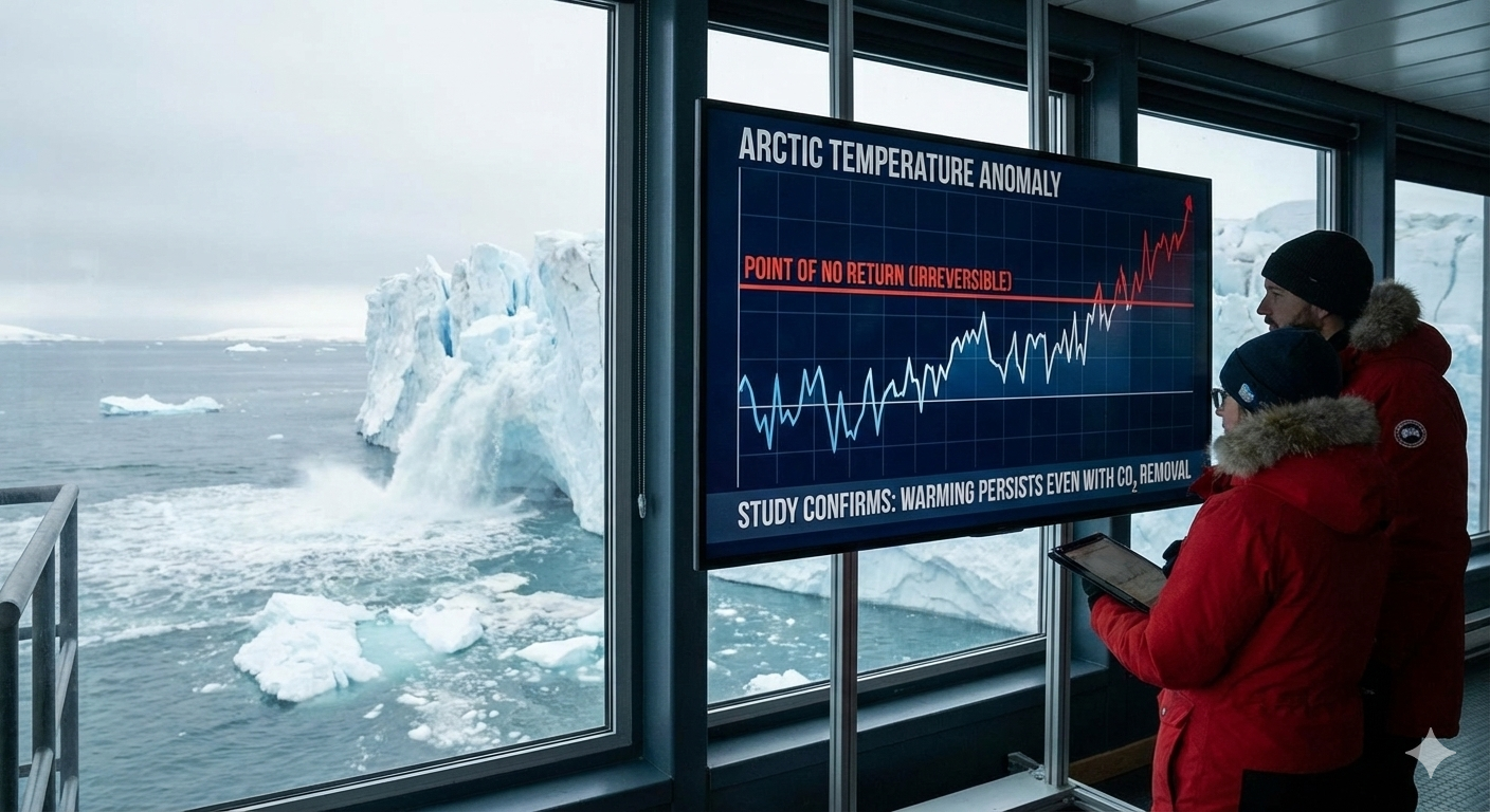 Estudio confirma punto de no retorno climático Ártico Estudio confirma punto de no retorno climático Ártico