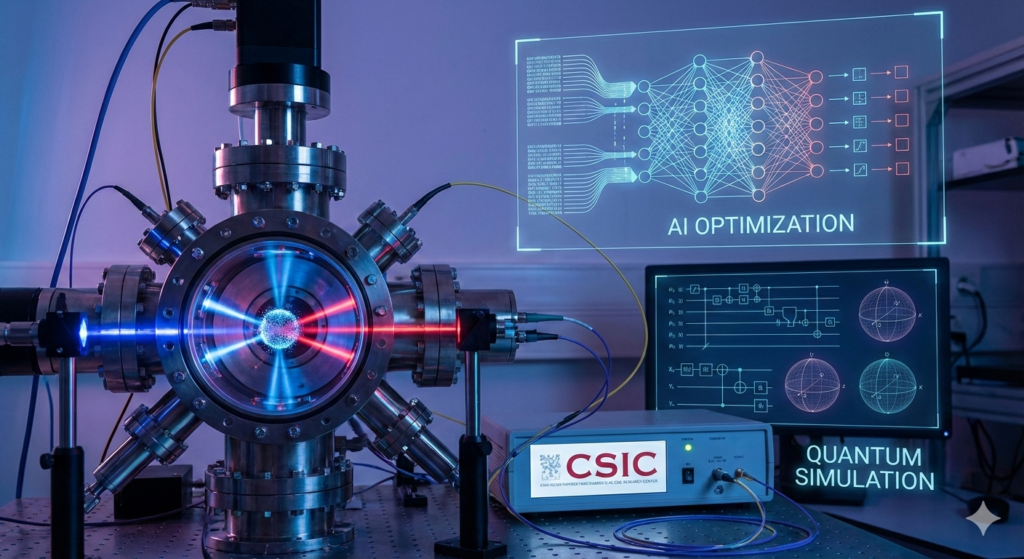 CSIC Combina IA y Átomos Fríos para Computación Cuántica