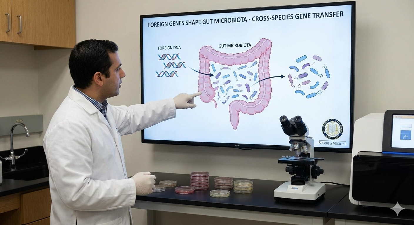 Estudio: Genes Ajenos Moldean Microbiota Intestinal