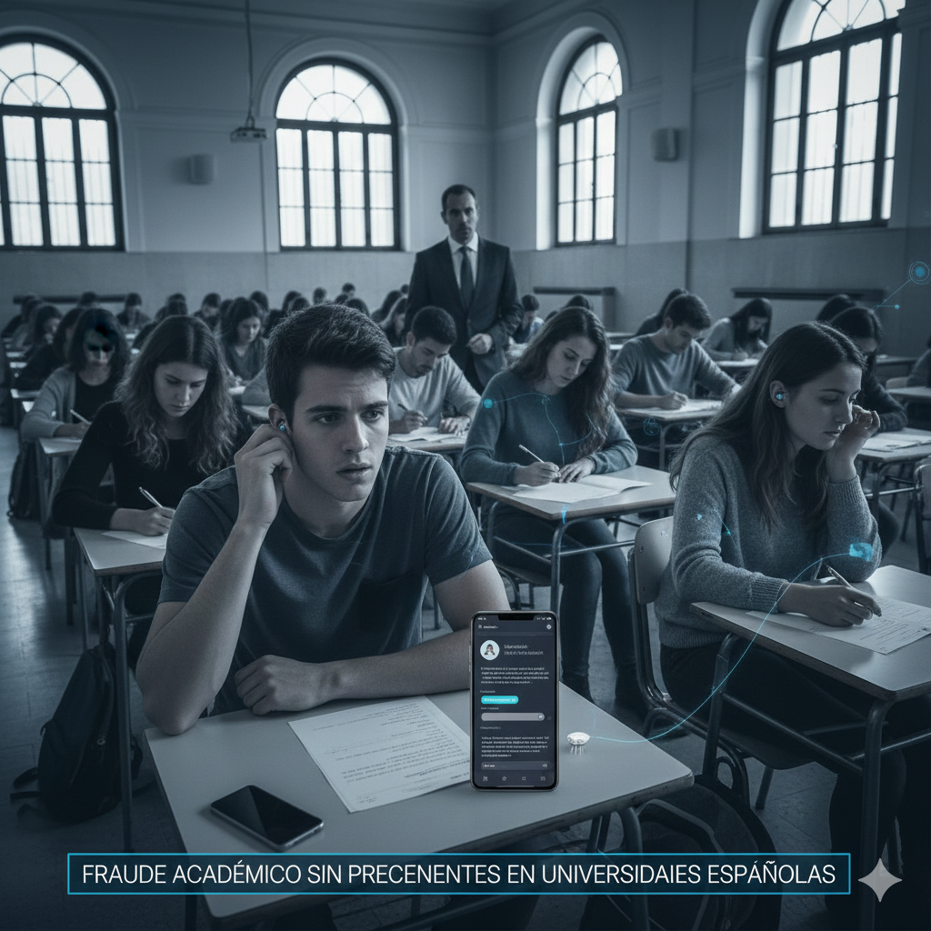 IA y pinganillos: fraude sin precedentes en universidades IA y pinganillos: fraude sin precedentes en universidades