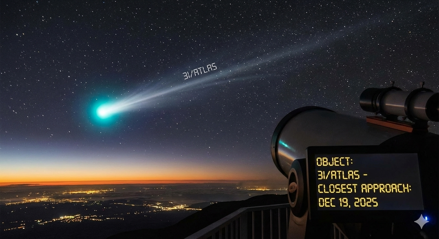 3I/ATLAS pasa a 270 millones km Tierra antes de irse 3I/ATLAS pasa a 270 millones km Tierra antes de irse