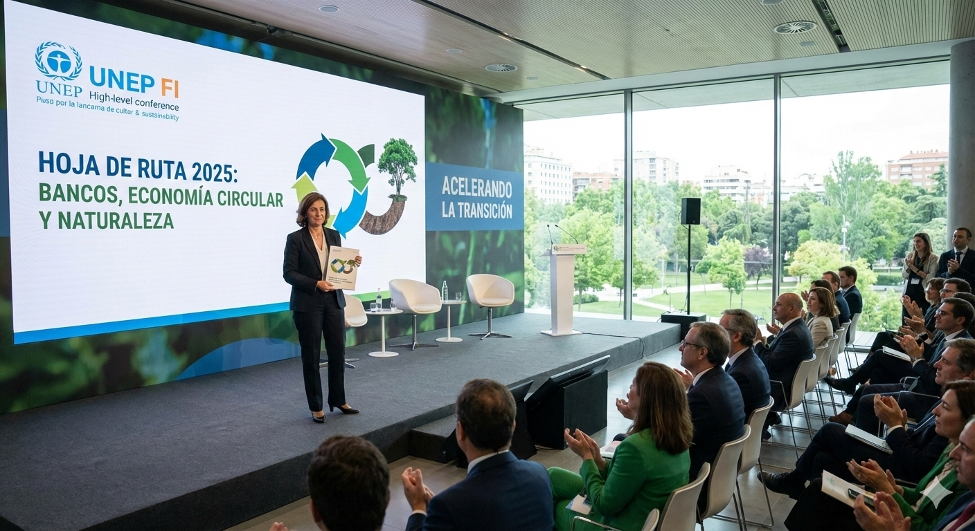 UNEP FI Lanza Hoja de Ruta 2025 para que Bancos Aceleren Objetivos de Economía Circular y Naturaleza UNEP FI Lanza Hoja de Ruta 2025 para que Bancos Aceleren Objetivos de Economía Circular y Naturaleza